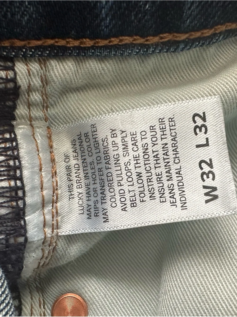 Lucky Brand 110 Slim Men’s Jeans W32 L32 Medium Wash Stretch Denim